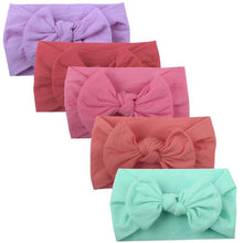 Load image into Gallery viewer, Hot Baby Headband Baby Girls Hair Accessories Toddler Turban Headband Hair Band Bows Accessories Headwear Chouchou Cheveux Fille
